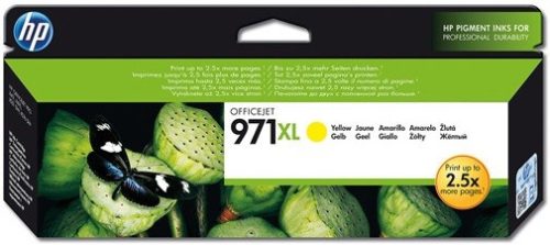 HP CN628AE NO.971XL SÁRGA (86,5ML) EREDETI TINTAPATRON (CN628AE) LEÉRTÉKELT (LEJÁRAT 2019 JÚLIUS)