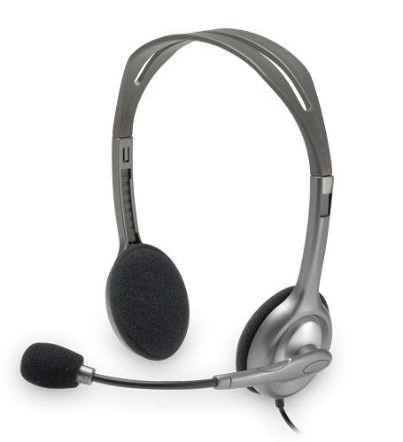 LOGITECH H110 HEADSET/FEJHALLGATÓ, SZÜRKE