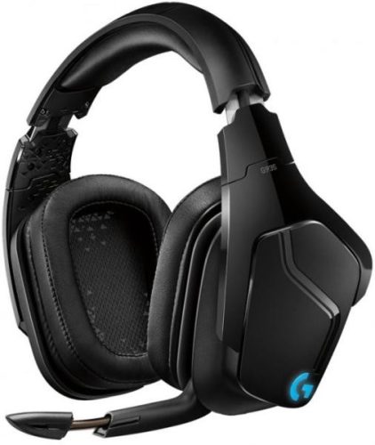 LOGITECH G935 7.1 WIRELESS GAMER HEADSET, FEKETE (981-000744)