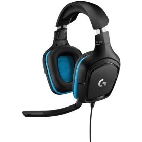   LOGITECH G432 7.1 GAMER FEJHALLGATÓ, FEKETE-KÉK (981-000770)