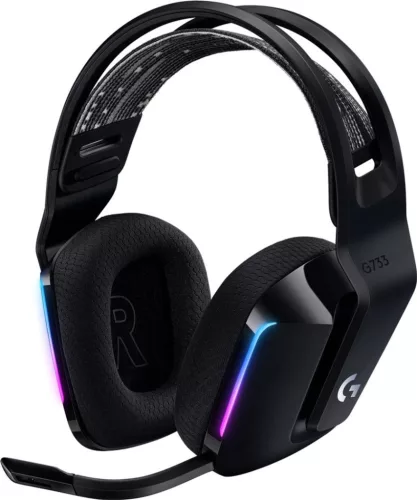 LOGITECH G733 LIGHTSPEED WIRELESS RGB HEADSET BLACK