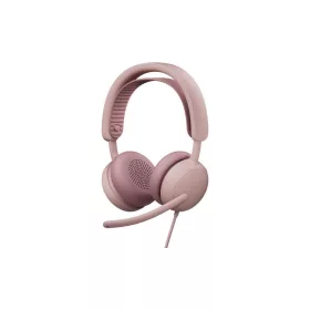 LOGITECH ZONE WIRED 2 HEADSET/FEJHALLGATÓ, RÓZSASZÍN