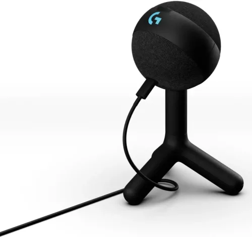 LOGITECH YETI ORB RGB KOMPAKT GAMER USB MIKROFON, FEKETE