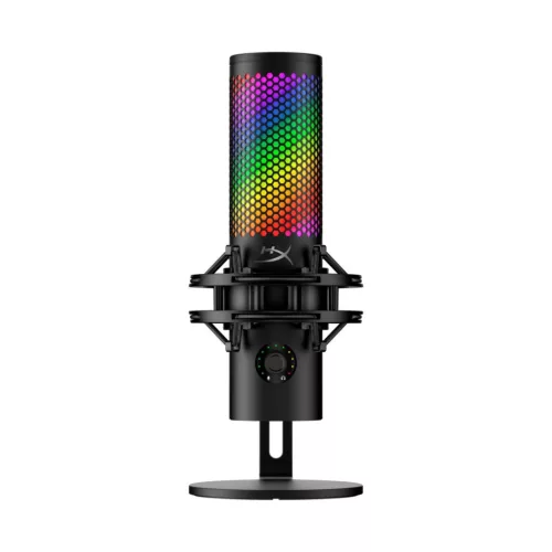 HP HYPERX QUADCAST 2 S PRÉMIUM RGB GAMER MIKROFON, FEKETE
