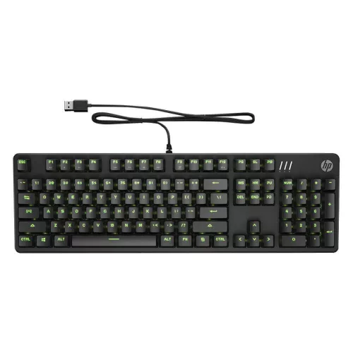 HP PAVILION 550 WIRED GAMER RGB RED MECHANIKUS BILLENTYŰZET FEKETE, US