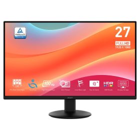   MSI 9S6-3PD6CT-002, 27", IPS, 16:9, 1920x1080, 100 Hz, 1xHDMI, DISPLAY PORT, LED MONITOR