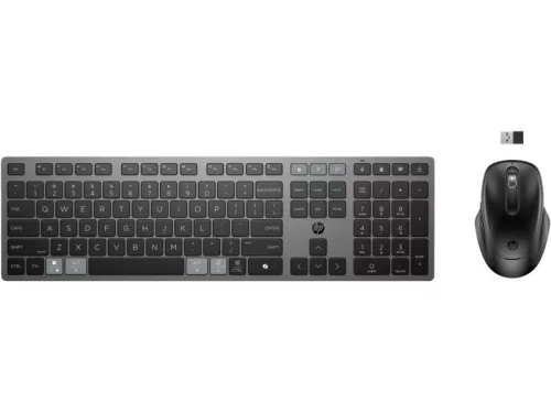 HP 725 MULTI-DEVICE RECHARGEABLE WIRELESS BLUETOOTH BILLENTYŰZET COMBO FEKETE, HU