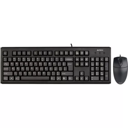 A4-TECH KM-72620D VEZETÉKES BILLENTYŰZET + EGÉR USB FEKETE, US