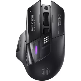   INPHIC A9 EXPLORER V2 VEZETÉK NÉLKÜLI EGÉR BLUETOOTH/2.4G RGB TÖLTHETŐ, FEKETE