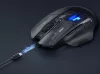 INPHIC A9 EXPLORER V2 VEZETÉK NÉLKÜLI EGÉR BLUETOOTH/2.4G RGB TÖLTHETŐ, FEKETE