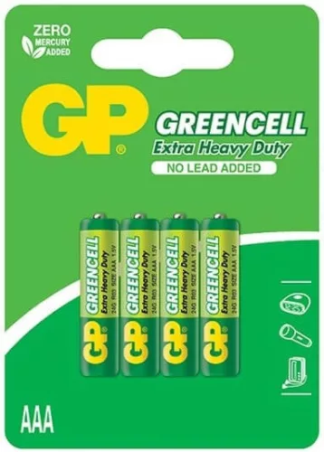 GP GREENCELL AAA (R03) 24G FÉLTARTÓS  ELEM 4DB/CSOM