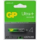 GP ULTRA+ AAA (LR03) TARTÓS ALKÁLI ELEM 4DB/CSOM