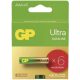 GP ULTRA AAA (LR03) TARTÓS ALKÁLI ELEM 6DB/CSOM