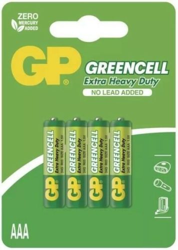 GP GREENCELL AA (R6) 15G 1,5V FÉLTARTÓS  ELEM 4DB/CSOM