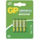 GP GREENCELL AA (R6) 15G 1,5V FÉLTARTÓS  ELEM 4DB/CSOM