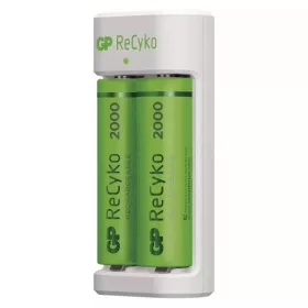 GP RECYKO E211 USB-s AKKUTÖLTŐ + 2DB 2000mAh AA AKKU