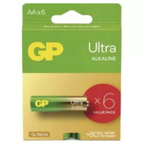 GP ULTRA AA (LR6) TARTÓS ALKÁLI ELEM 6DB/CSOM