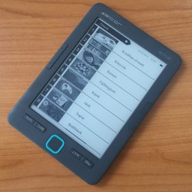ALCOR MYTH LED 6" E-BOOK OLVASÓ 8GB BLACK