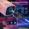 FIFINE MI12 USB/XLR DINAMIKUS MIKROFON - PODCAST/STREAM, PS4/PS5, NÉMÍTÓ GOMB, PINK