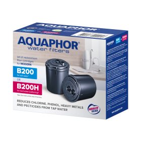  AQUAPHOR B200 CSERE SZŰRŐPATRON, 2DB-OS SZETT, MODERN TÍPUSHOZ (AQU017907)