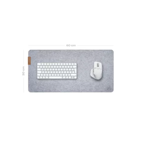 ARTIMO DESK MAT - PRÉMIUM FILC EGÉRPAD GREY