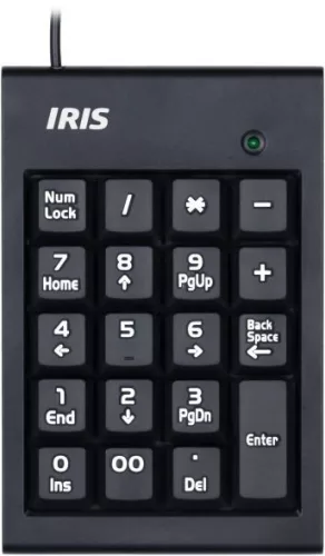 IRIS B-15 USB NUMERIKUS BILLENTYŰZET FEKETE