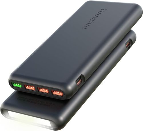 TOOSPON NAGY KAPACITÁSÚ POWER BANK 26800mAh 22,5W FEKETE (B0B632YN6N)