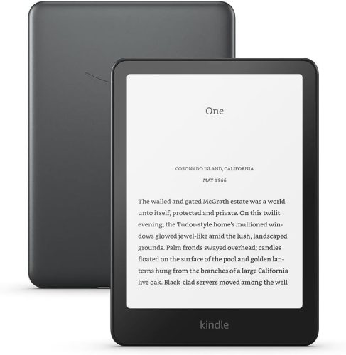 AMAZON KINDLE PAPERWHITE (2024) 7" E-BOOK OLVASÓ 32GB METALLIC BLACK (REKLÁM MENTES)