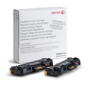 XEROX B205/B210/B215 FEKETE (2x3K) EREDETI TONER (106R04349)
