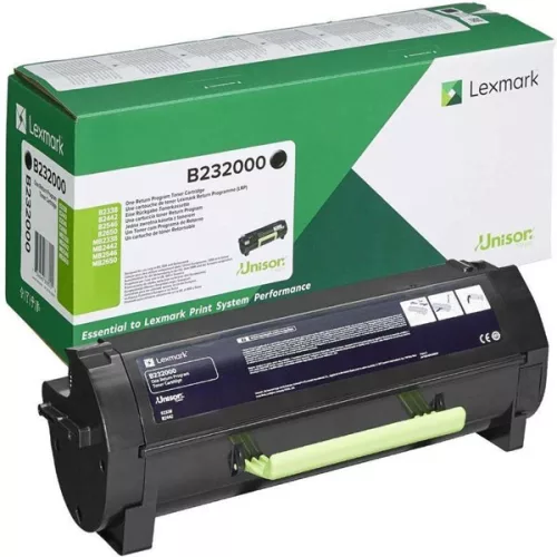 LEXMARK 8233B/82442 (1.2K) FEKETE EREDETI TONER (8233B/82442)