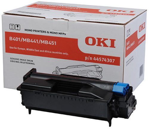 OKI B401/MB441/MB451 44574307 (25K) FEKETE EREDETI DOBEGYSÉG