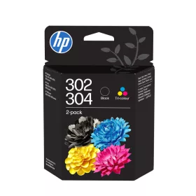   HP B82L1AE NO.302/304 (3,5ML+4ML) FEKETE+SZÍNES EREDETI MULTIPACK (B82L1AE)