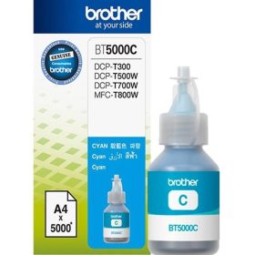   BROTHER BT-5000 (DCP-T300,DCP-T500W) (5K) CIÁN EREDETI TINTA (BT5000C)