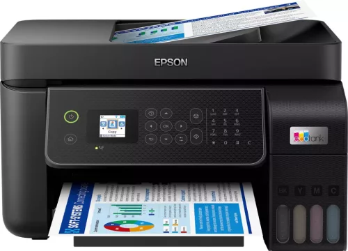 EPSON ECOTANK L5310 A4 USB/WIFI/LAN/ADF/FAX SZÍNES MULTIFUNKCIÓS TINTASUGARAS NYOMTATÓ