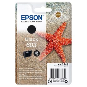   EPSON T03U1 (C13T03U14010) No.603 FEKETE (3,4ML) EREDETI TINTAPATRON 