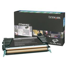 LEXMARK C734A1KG (6K) RETURN FEKETE EREDETI TONER (C734A1KG)