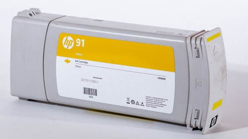 HP C9469A NO.91 SÁRGA EREDETI TINTAPATRON (C9469A) LEÉRTÉKEL DOBOZ NÉLKÜL