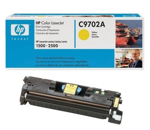 C9702A YELLOW HP 121A LEÉRTÉKELT EREDETI TONER