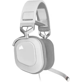 CORSAIR HS80 RGB GAMER HEADSET, FEHÉR (CA-9011238-EU)