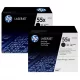 HP CE255XD NO.55XD FEKETE DUO (2X12.5K) EREDETI TONER