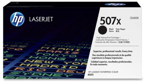 HP CE400X NO.507X FEKETE (11K) EREDETI TONER (CE400X)