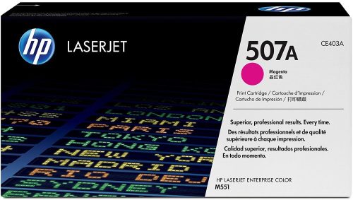 HP CE403A NO.507A MAGENTA (6K) EREDETI TONER (CE403A)