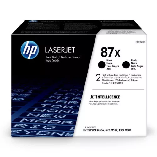 HP CF287XD NO.87XD FEKETE DUO (2X18K) EREDETI TONER