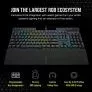 CORSAIR K70 PRO RGB CHERRY MX SPEED MECHANICAL GAMING BILLENTYŰZET WITH PBT DOUBLE SHOT PRO KEYCAPS FEKETE, US