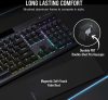 CORSAIR K70 RGB PRO VEZETÉKES GAMER BILLENTYŰZET, FEKETE, US (CH-910941A-NA)