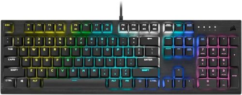 CORSAIR K60 RGB PRO GAMER BILLENTYŰZET, CHERRY VIOLA, US (CH-910D019-NA)