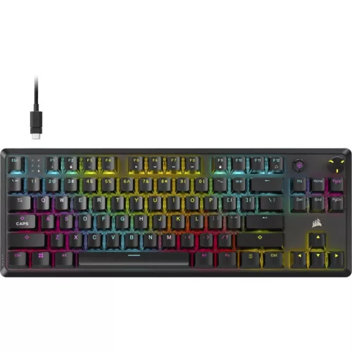 CORSAIR K70 CORE TKL RGB RED MECHANICAL GAMING BILLENTYŰZET FEKETE, US