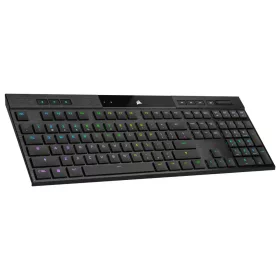   CORSAIR K100 AIR WIRELESS RGB ULTRA-THIN MECHANICAL GAMING BILLENTYŰZET CHERRY MX ULTRA LOW PROFILE TACTILE FEKETE, US