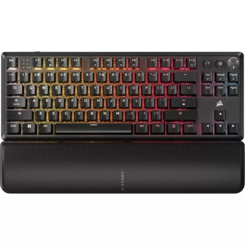CORSAIR K70 CORE TKL RGB RED MECHANICAL GAMING WIRELESS BILLENTYŰZET FEKETE, US