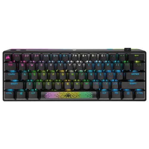 CORSAIR K70 RGB PRO MINI MX RED WIRELESS GAMER BILLENTYŰZET, FEKETE, US (CH-9189010-NA)